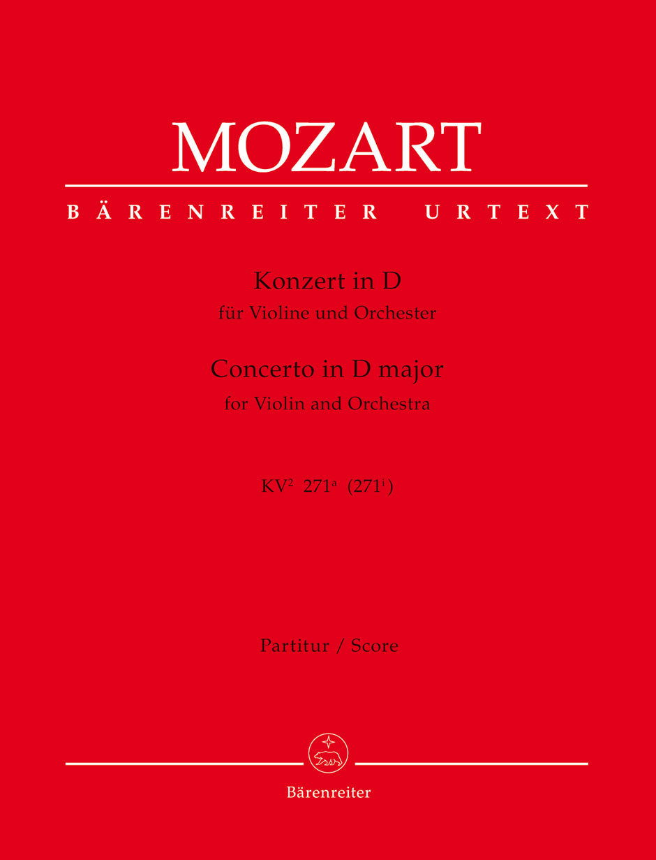 Mozart, Concerto KV2 271a(271i) Partitur (Barenreiter)