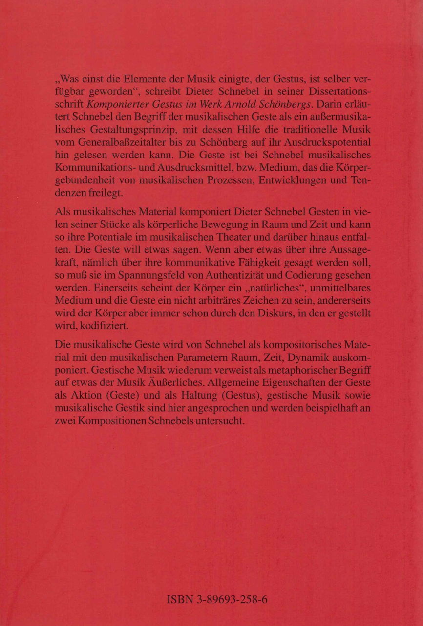 Jarzina, Gestische Musik & musikalische (Weidler Buchverlag)