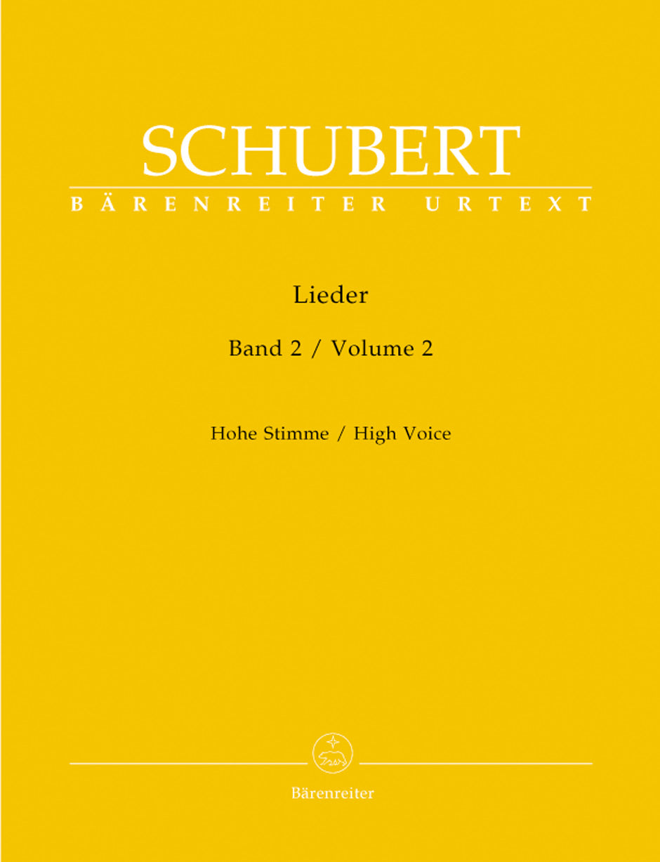 Schubert, Lieder 2: op. 26-79 (High) (Barenreiter)