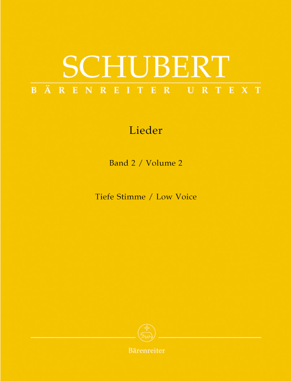 Schubert, Lieder 2: op. 26-79 (Low) (Barenreiter)