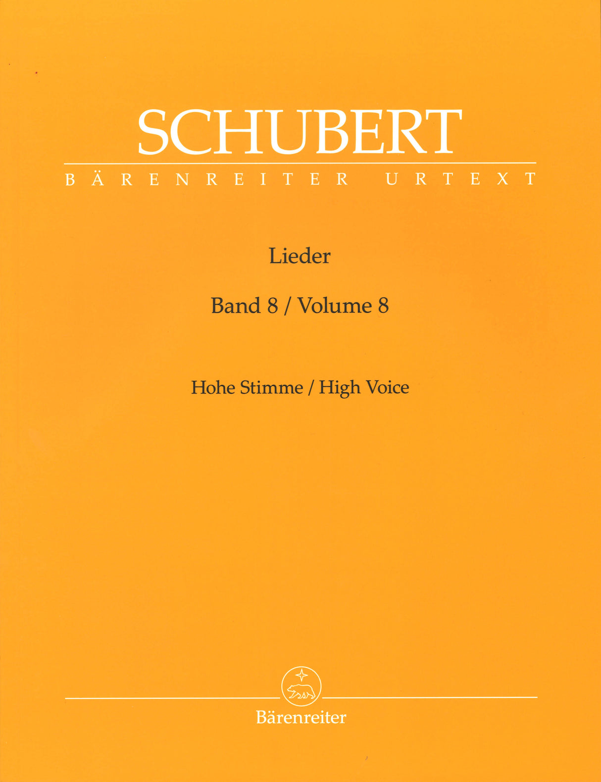 Schubert, Lieder 8: D 259, 262-323 (H) (Barenreiter)