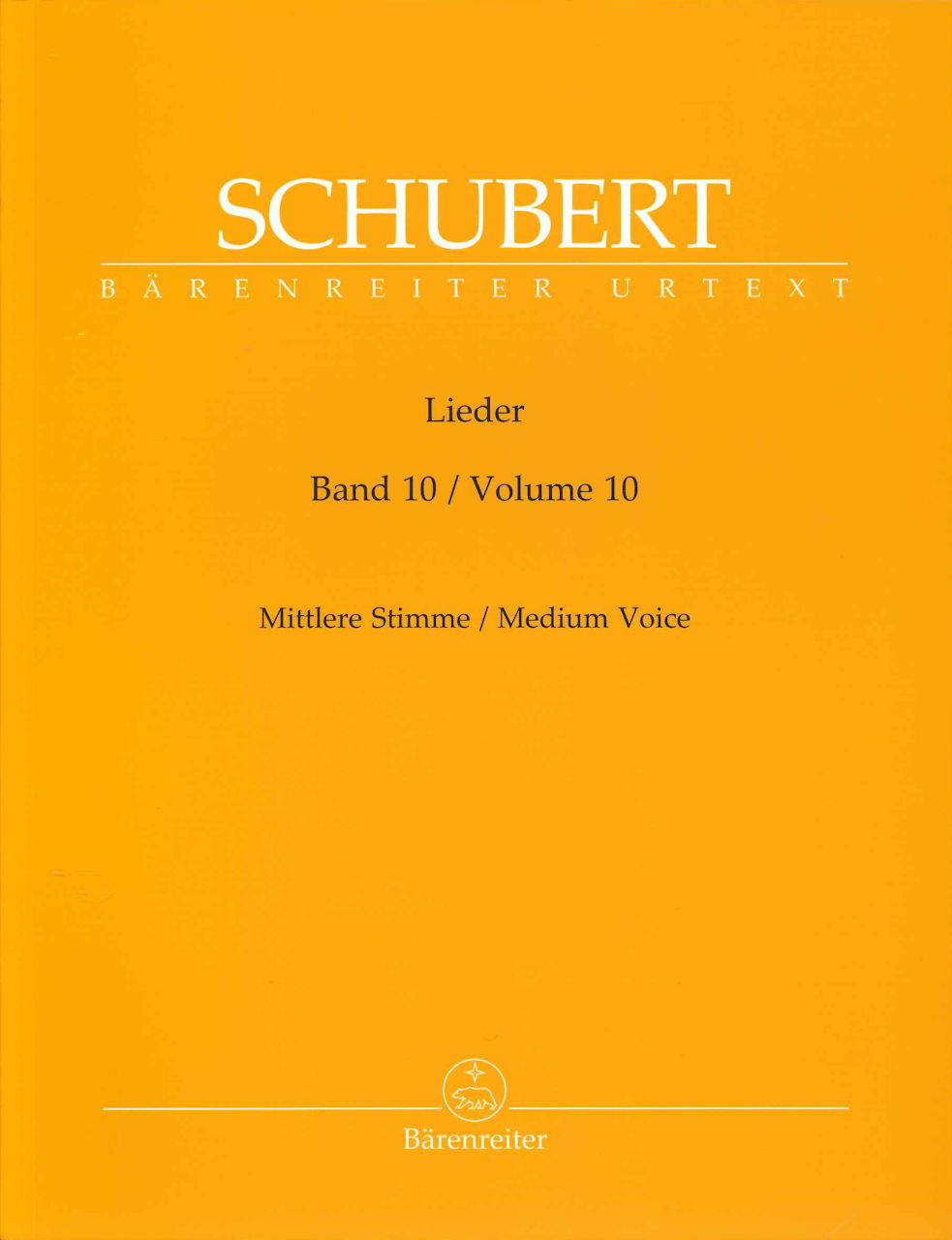 Schubert, Lieder 10: D 473-565 (Med) (Barenreiter)