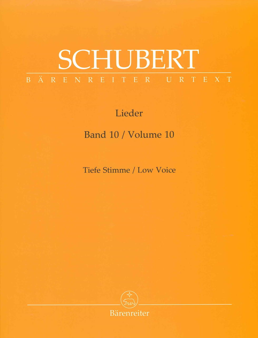 Schubert, Lieder 10: D 473-565 (Low) (Barenreiter)