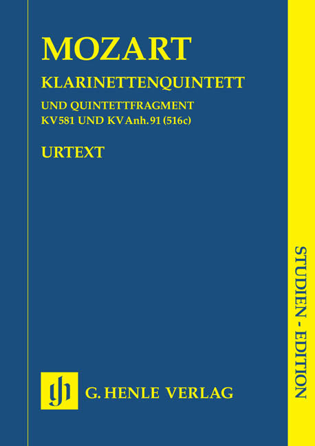 Mozart, Quintet KV 581, etc. (Henle)