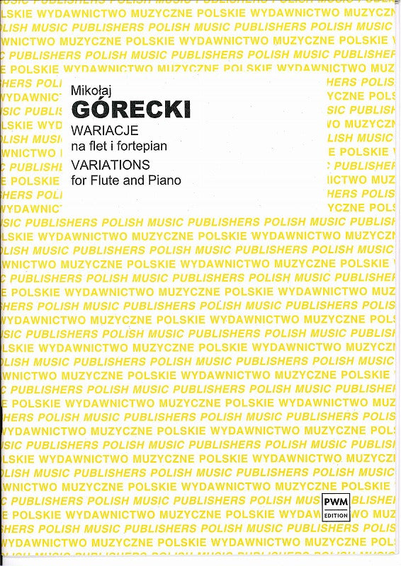 Gorecki,M., Variations (Fl,Pf) (PWM)