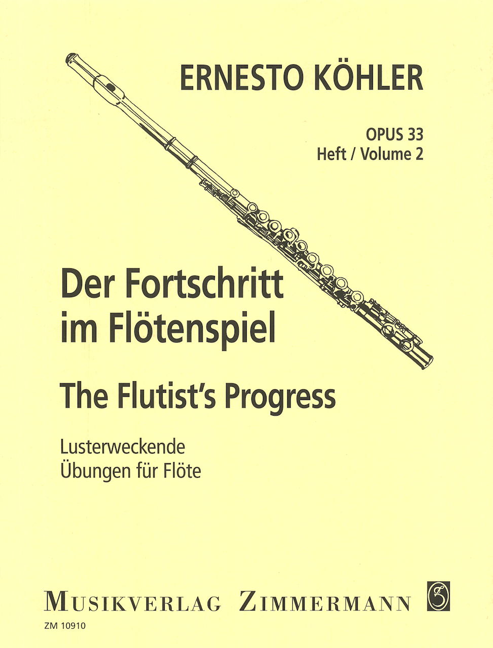 Kohler, Fortschriff im Floten. op. 33, 2 (Zimmermann)