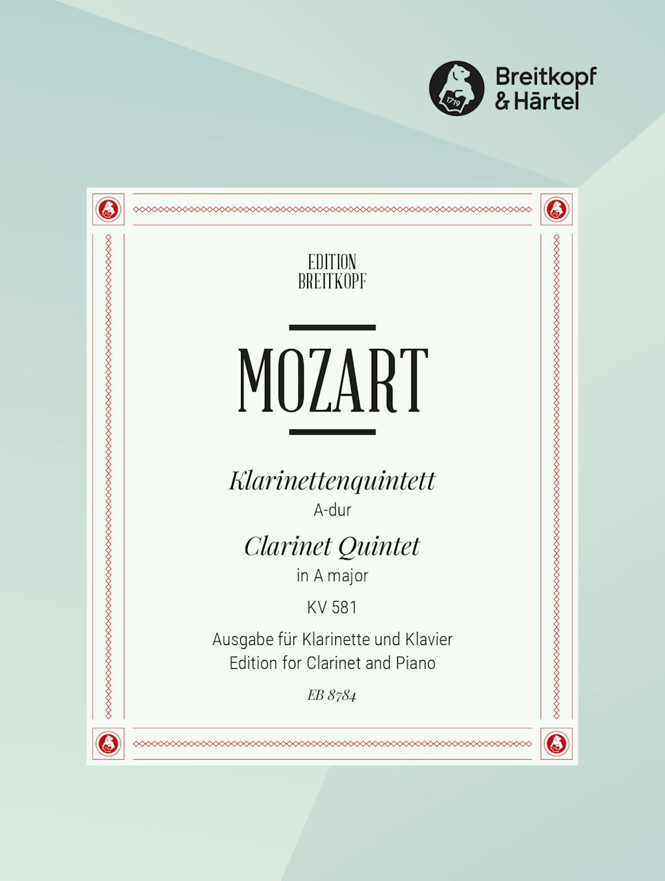 Mozart, Quintett A-dur, KV 581 (Cl,Pf) (Breitkopf)