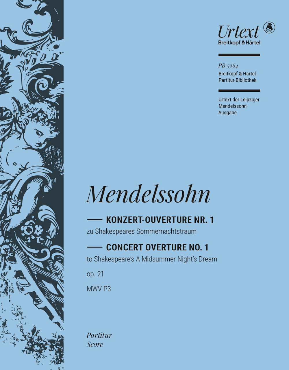 Mendelssohn, Sommernachtstraum Ov Score (Breitkopf)