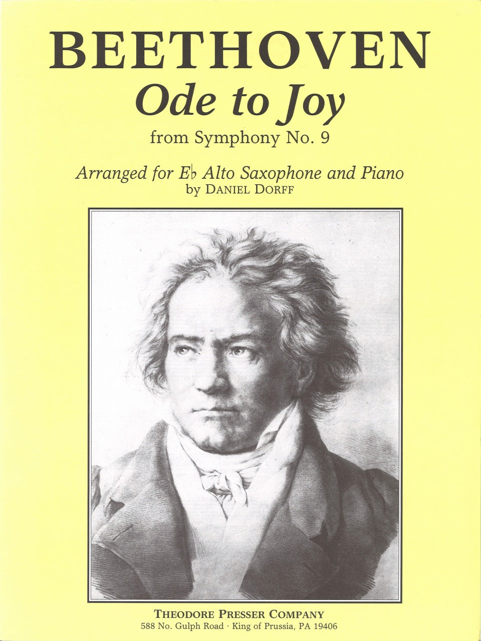 Beethoven, Ode to Joy (Presser)