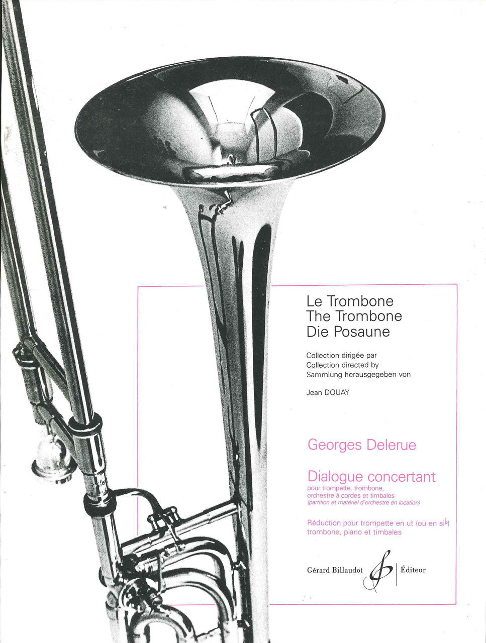 Delerue, Dialogue concertant (Billaudot)