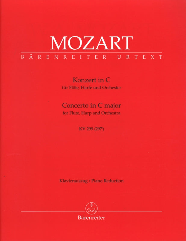 Mozart, Concerto KV 299 in C (Fl,Hrp,Pf) (Barenreiter)
