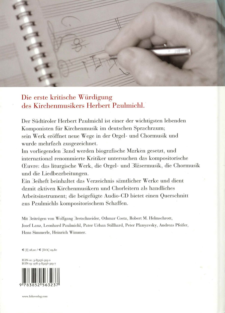 Lanz, Herbert Paulmichl (+CD) (Folio)
