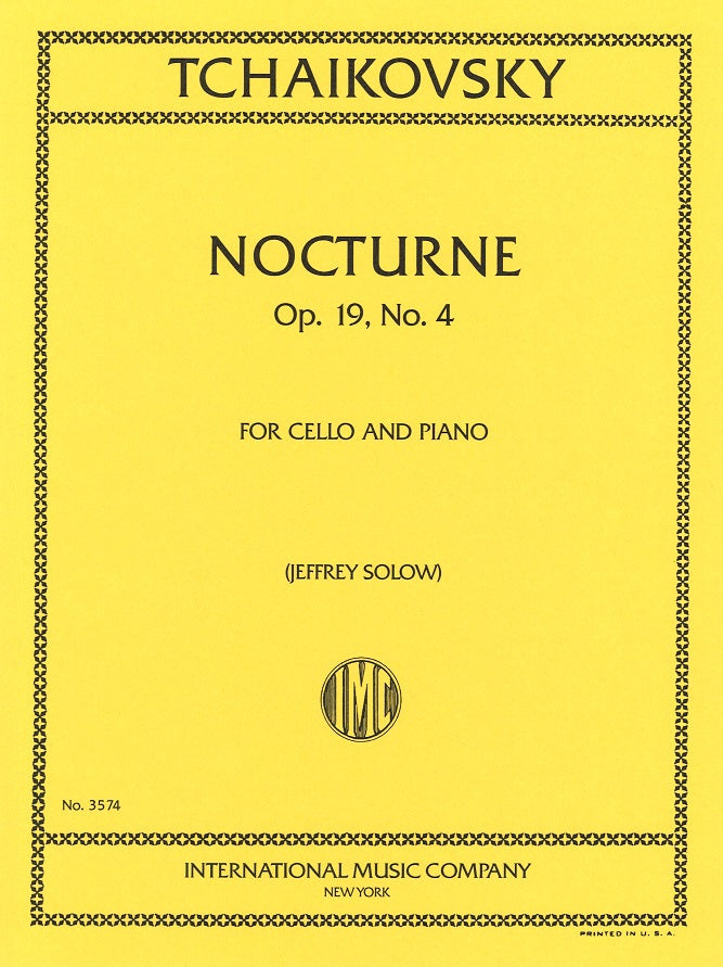 Tchaikovsky, Nocturne op. 19/4 (IMC)