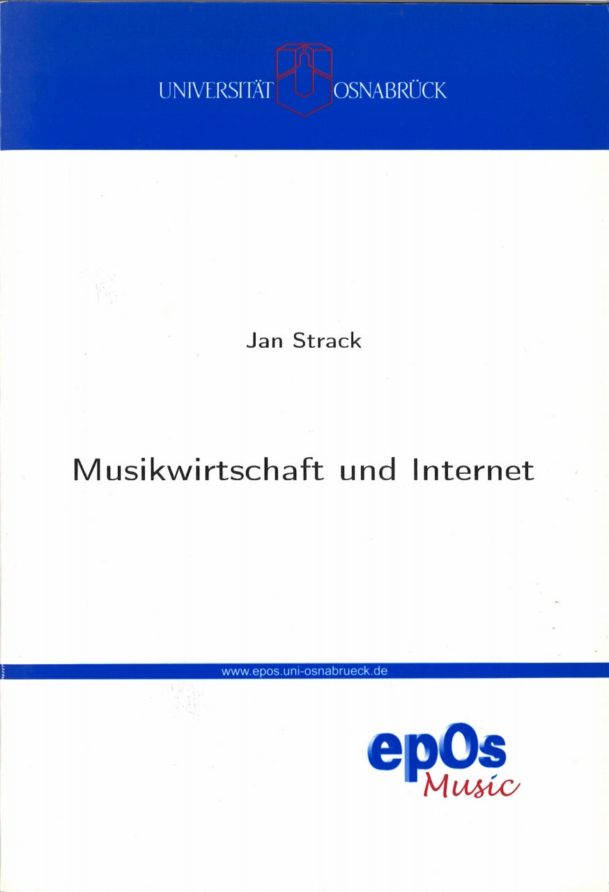 Strack, Musikwirtschaft und Internet (Osnabruck, Electronic Publishing)
