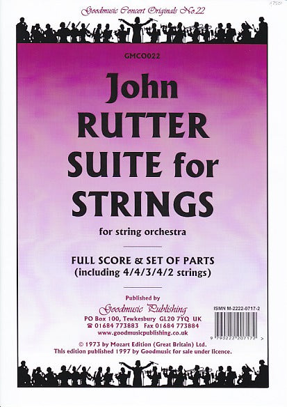 Rutter, Suite for Strings (Goodmusic Pub.)