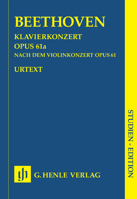 Beethoven, Concerto for Piano op. 61a (Henle)