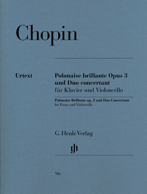 Chopin, Polonaise brillante op. 3; Duo (Henle)
