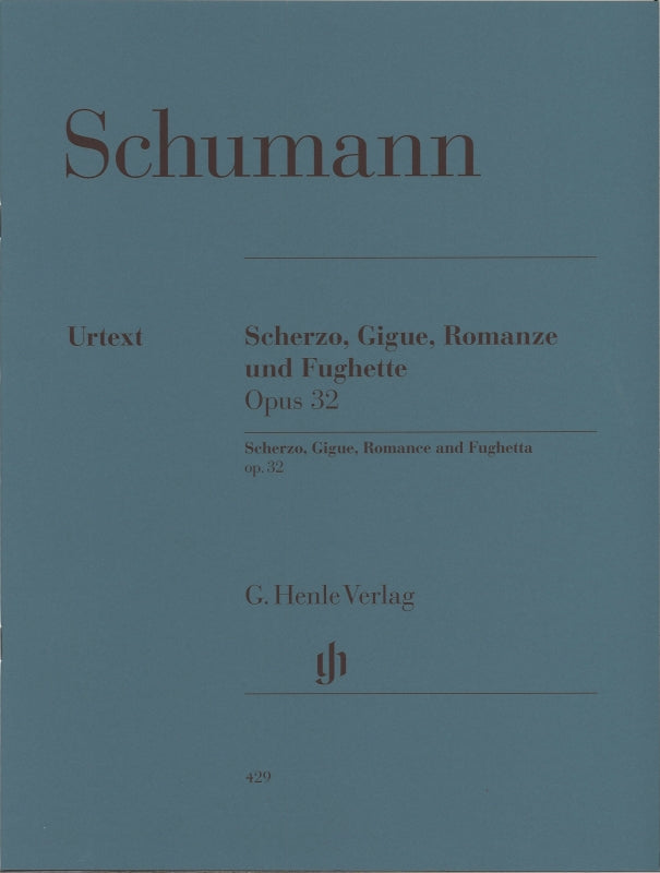 Schumann, op. 32 Scherzo, Gigue, Romanze (Henle)