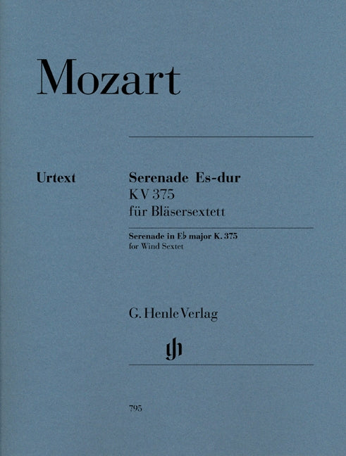 Mozart, Serenade KV 375 in Eb (Sextet) (Henle)