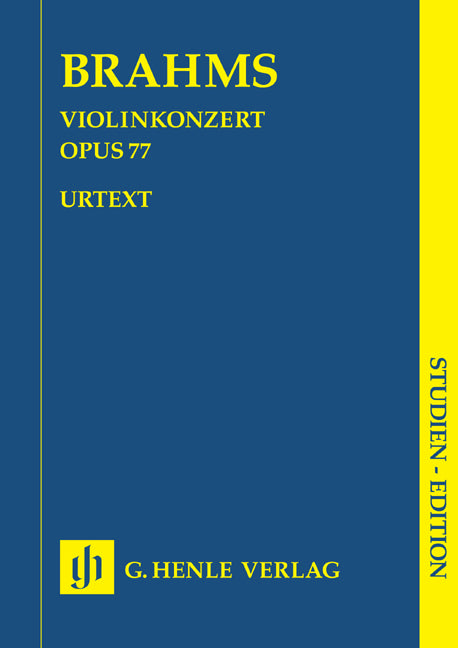 Brahms, Concerto for Violin in D, op. 77 (Henle)