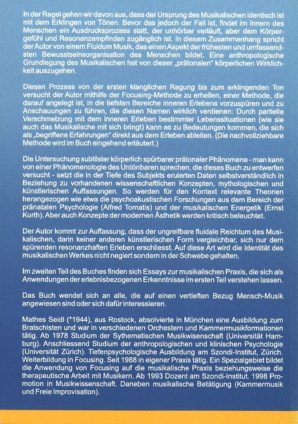 Seidl, Fluidum Musik: Korperliche (ars una)