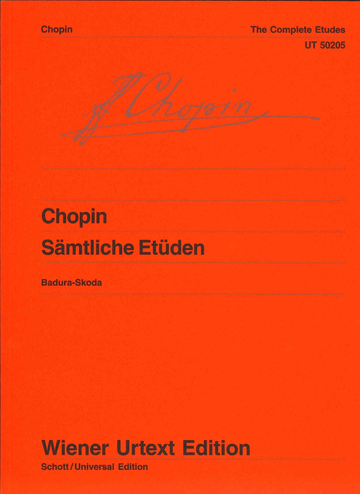 Chopin, Etudes, complete (Badura-Skoda) (Wiener Urtext Edition)