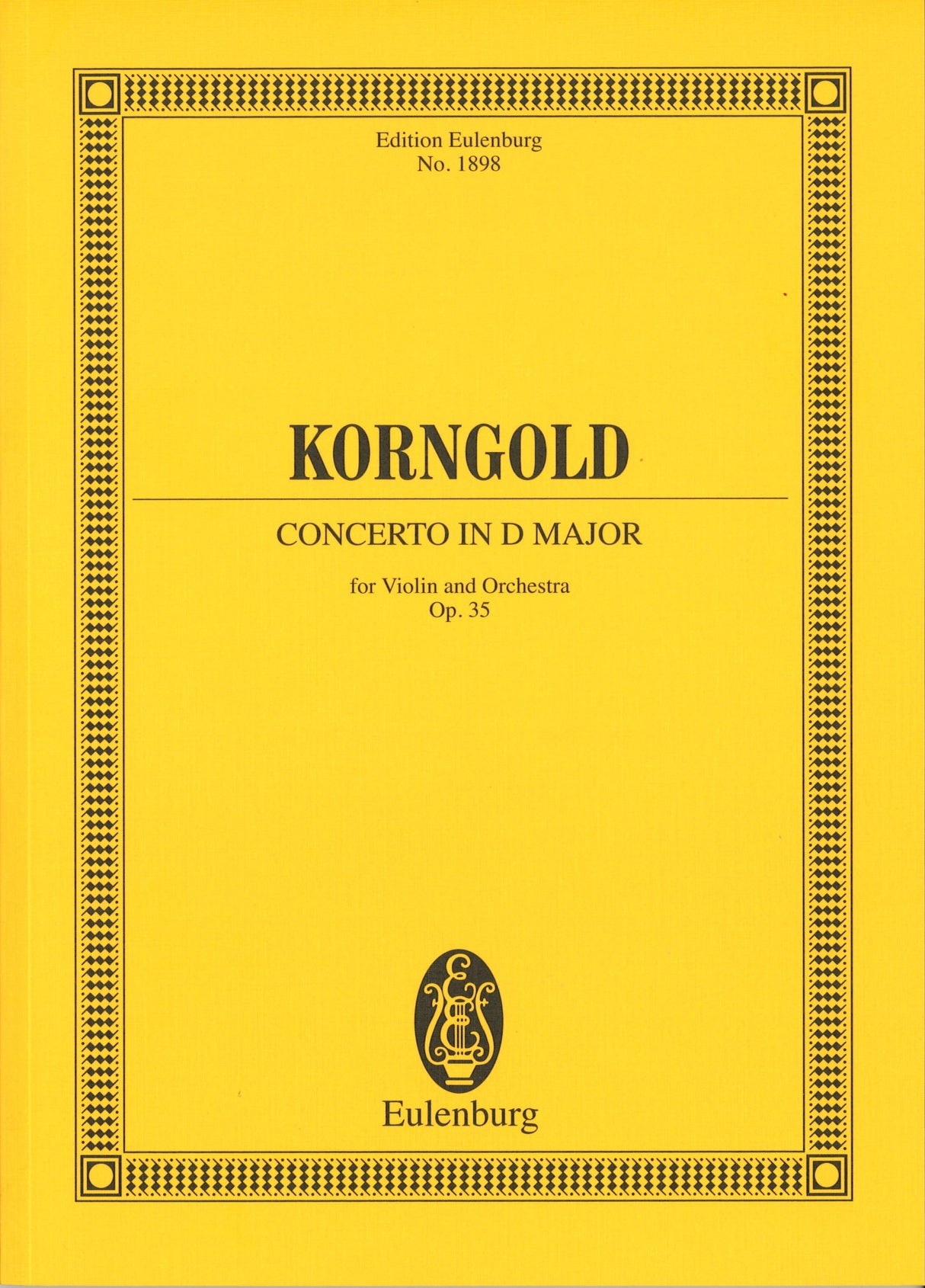 Korngold, Concerto for Violin op. 35 (Eulenburg)