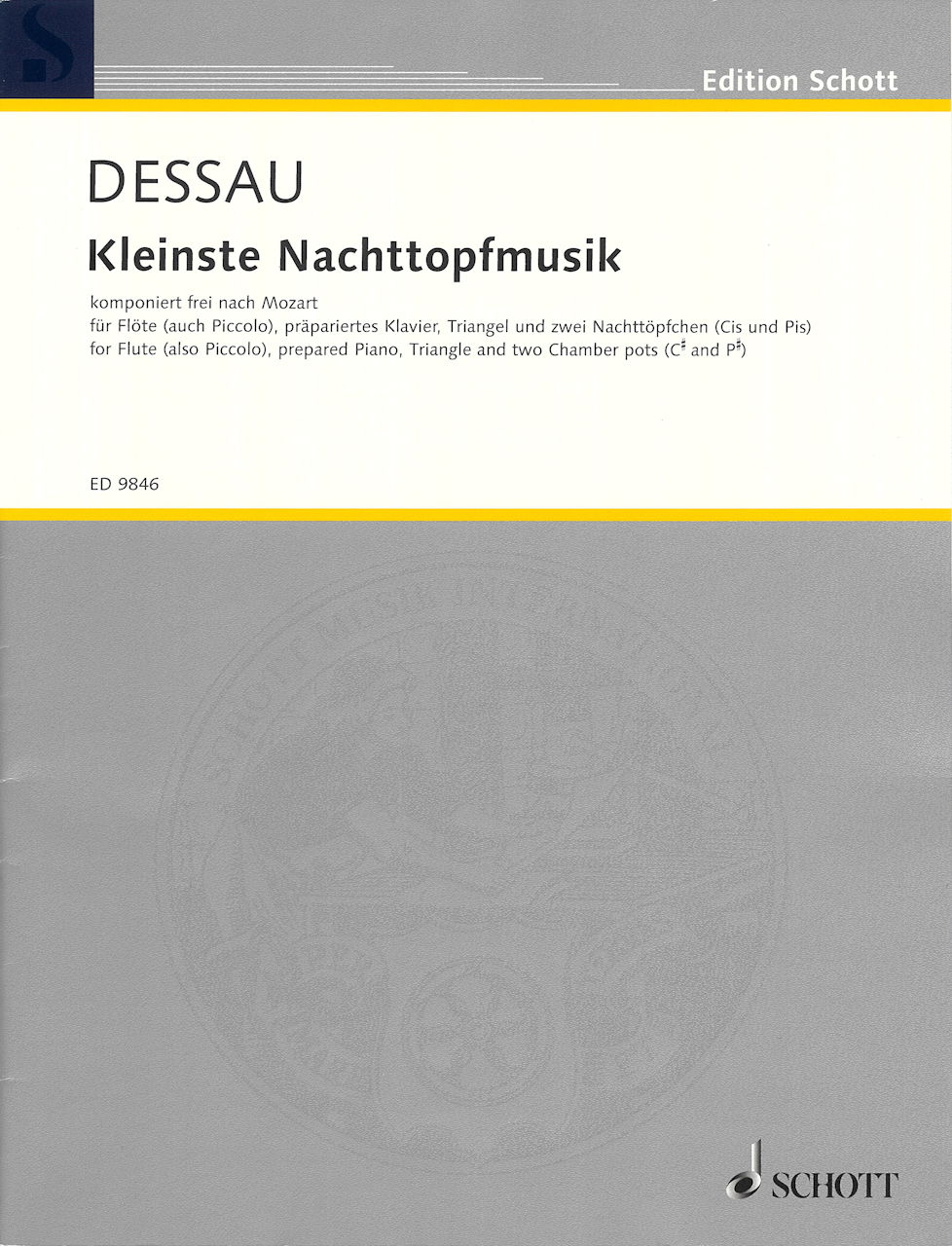 Dessau, Kleinste Nachttopfmusik (Schott)