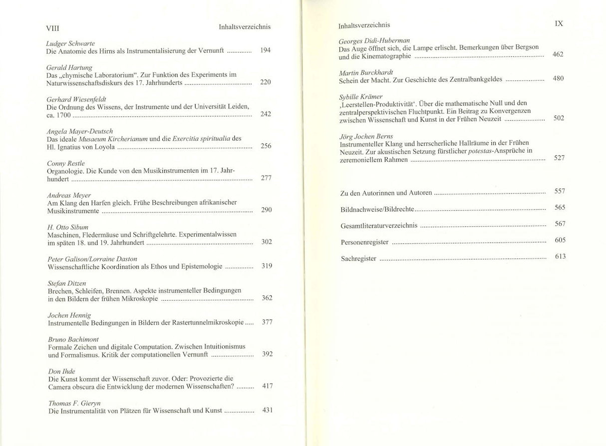 Instrumente in Kunst und Wissenschaft (Walter de Gruyter)