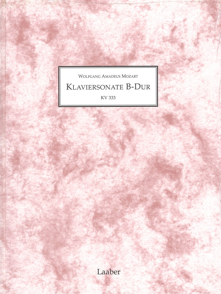 Mozart, Klaviersonate B-Dur, KV 333 (Laaber)