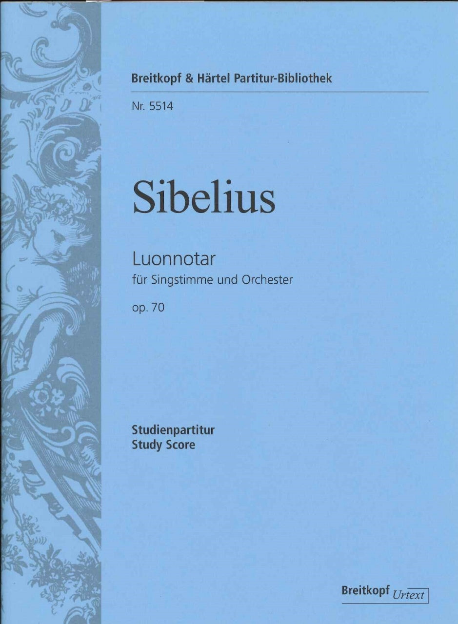 Sibelius, op. 70 Luonnotar (Breitkopf)