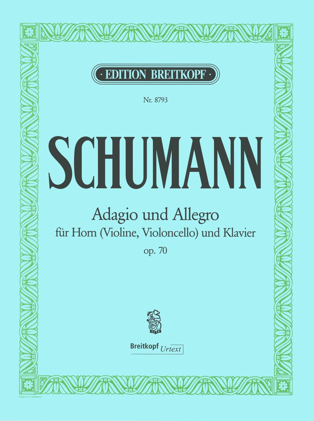 Schumann, Adagio und Allegro op. 70 (Breitkopf)