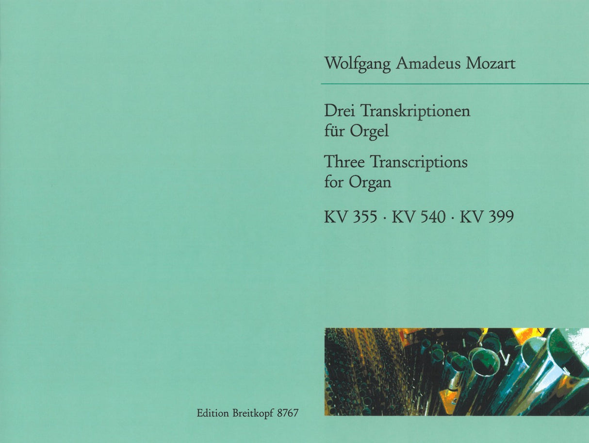Mozart, 3 Transkriptionen (Breitkopf)