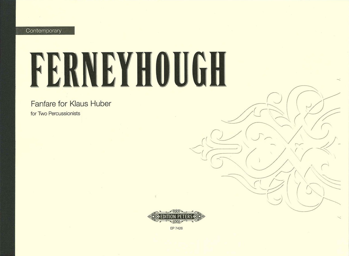 Ferneyhough, Fanfare for Klaus Huber (Peters)