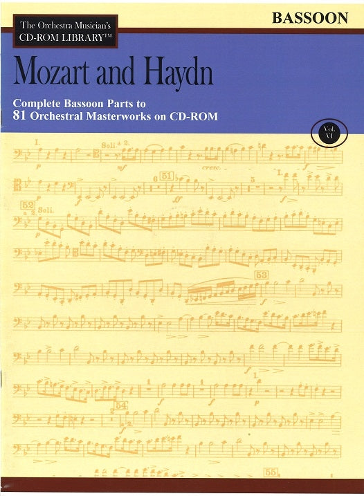 Orchestra Musician's CD-ROM Library 6 Bn (CD Sheet Music)