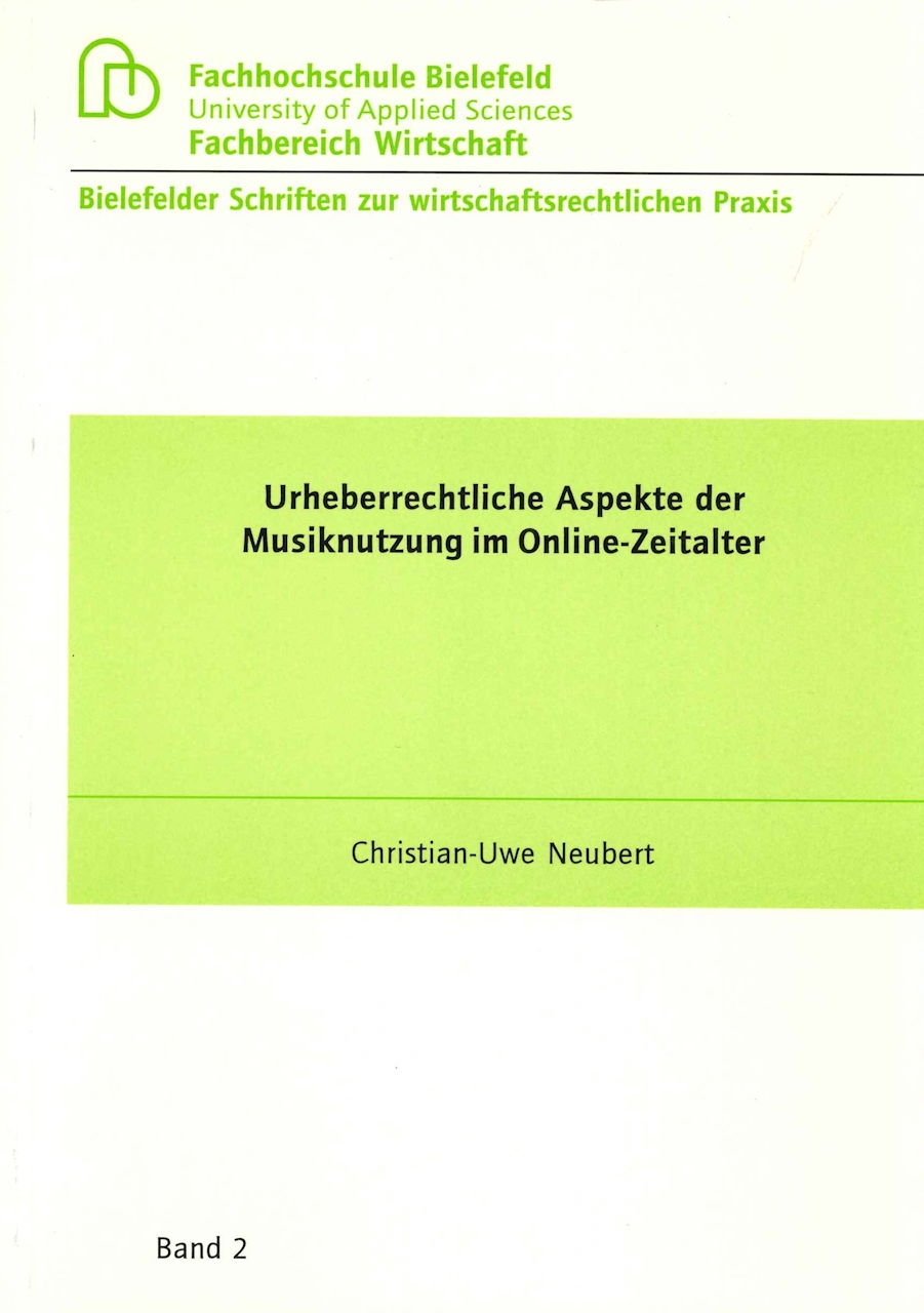 Urheberrechtliche Aspekte Musiknutzung (Shaker)