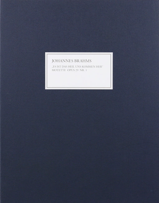 Brahms, Motette op. 29/1 (Facsimile) (Henle)