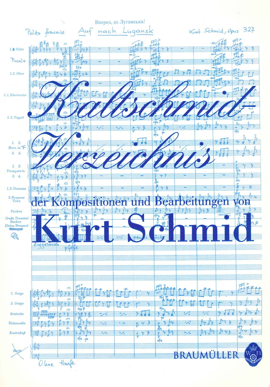 Kaltschmid-Verzeichnis von Kurt Schmid (Braumuller, Wilhelm)