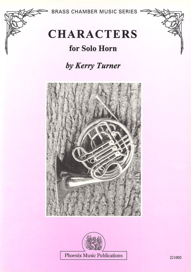 Turner, Characters for Solo Horn (Phoenix Music Publications)