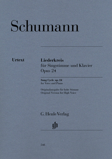 Schumann, Liederkreis op. 24 (High=orig. (Henle)