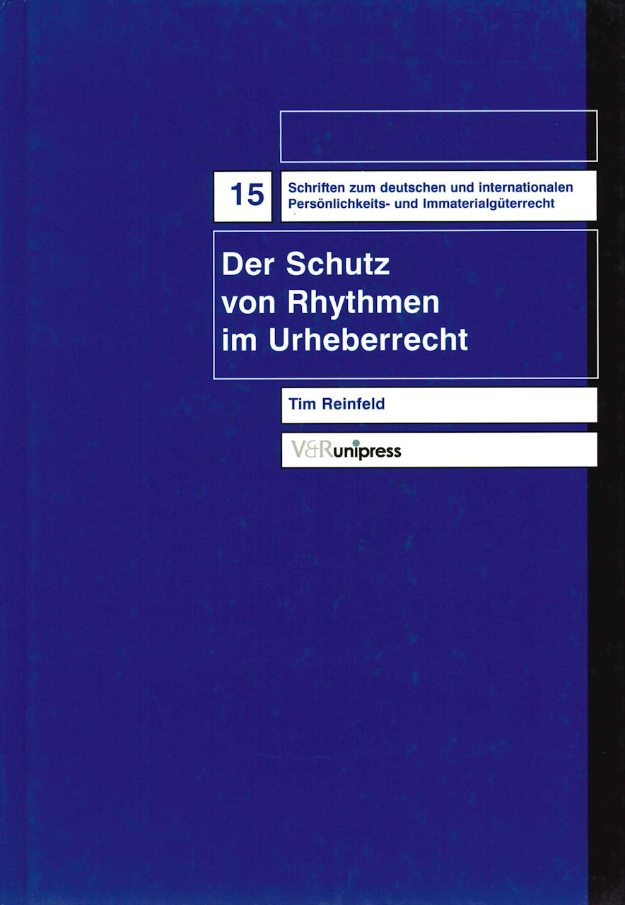Reinfeld, Schutz von Rhythmen im (V & R unipress)