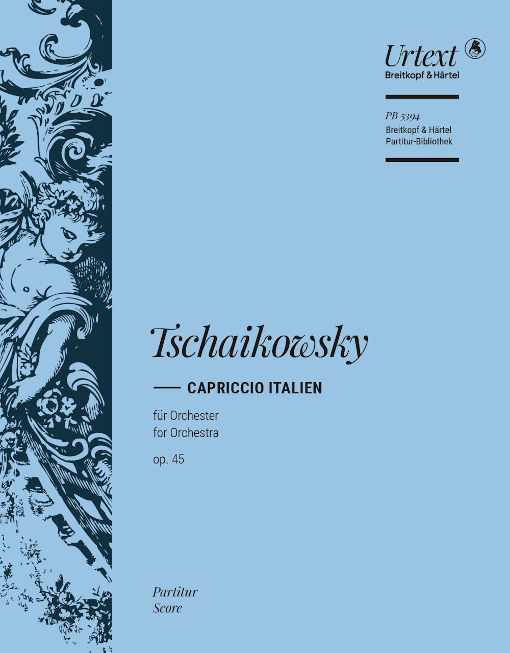 Tchaikovsky, Capriccio italien Score (Breitkopf)