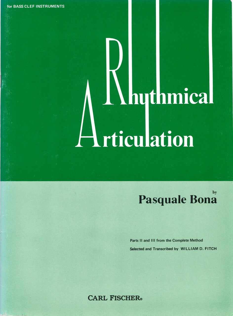 Bona, Rhythmical Articulation (BC Inst) (Carl Fischer)