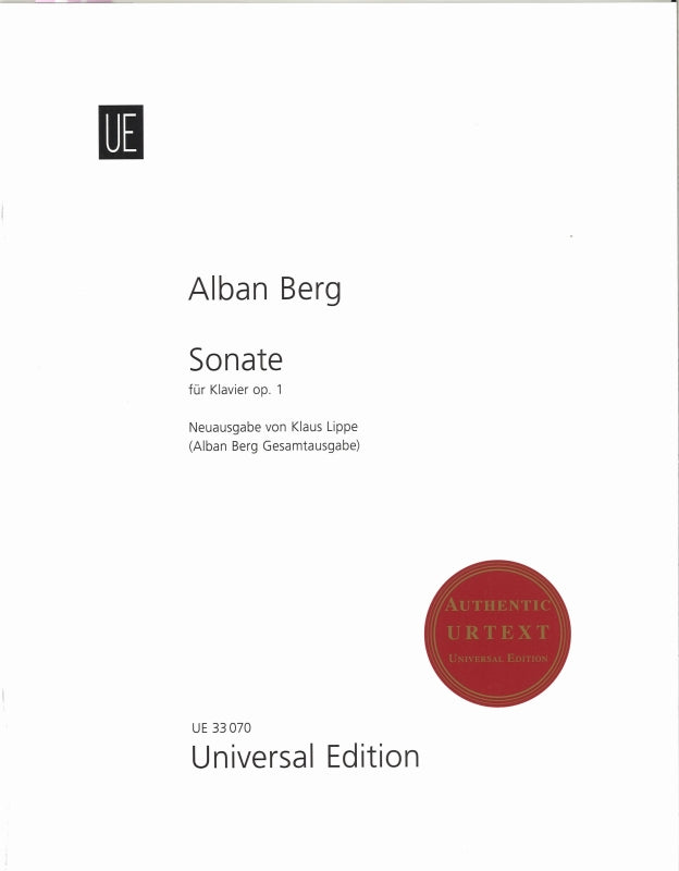 Berg, Sonate op. 1 (Lippe) (Universal)