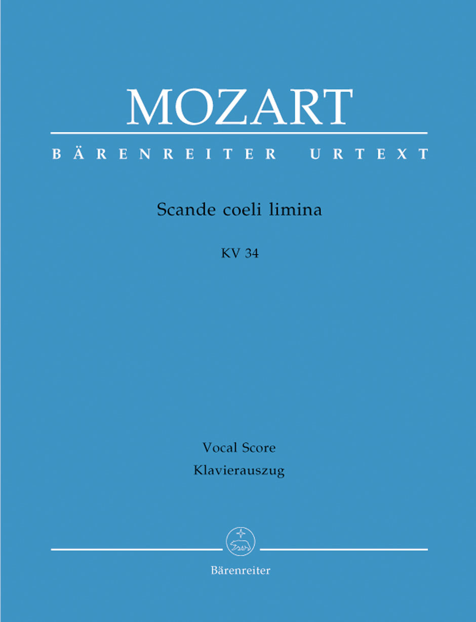 Mozart, Scande coeli limina KV 34 (Barenreiter)