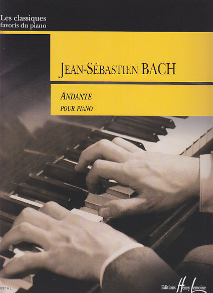 Bach, Andante, Concerto BWV 979 (Lemoine)