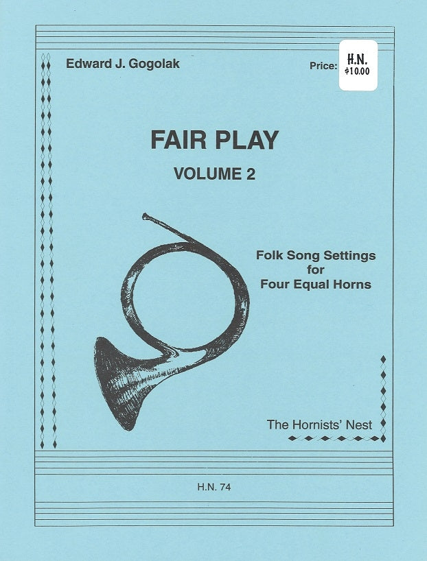 Gogolak, Fair Play 2 (4Hn) (Hornists' Nest)
