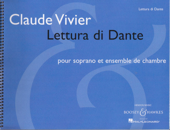 Vivier, Lettura di Dante (Sop,Chbr.Ens) (Boosey)