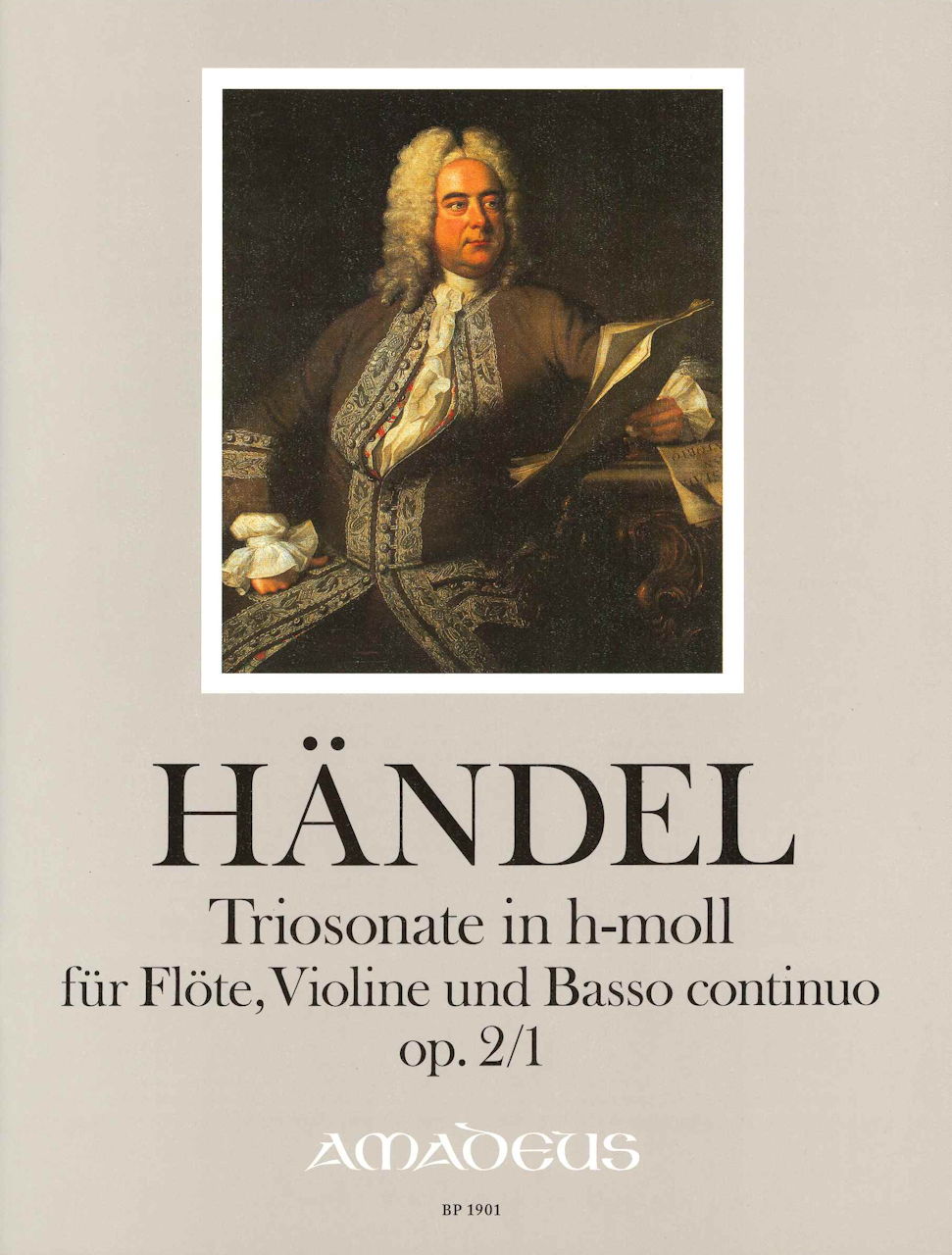 Handel, Sonata op. 2/1 b min. (Fl,Vn,Bc) (Amadeus Verlag)