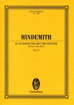 Hindemith, Klaviermusik mit Orchester (Eulenburg)